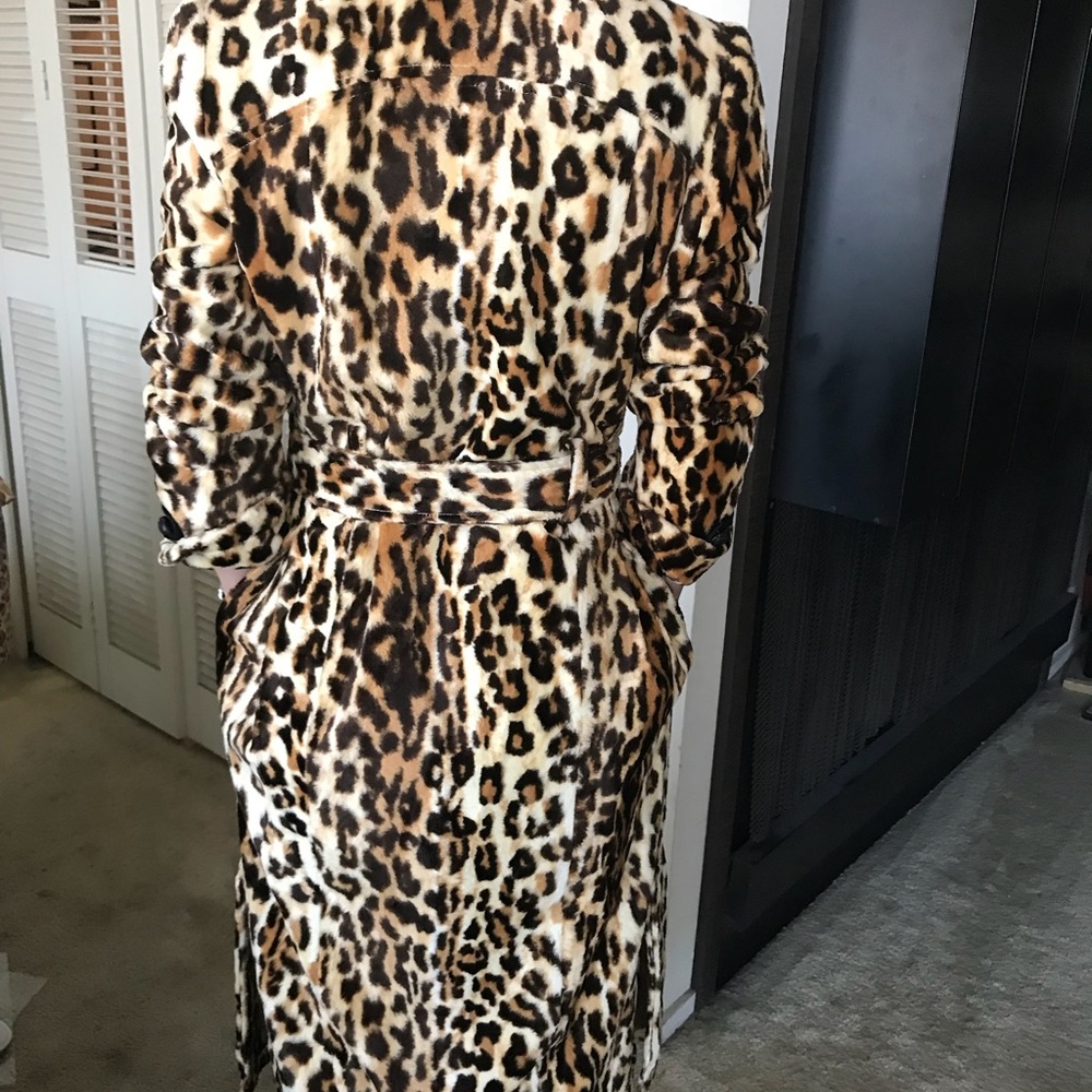 Lamb by Gwen Stefani leopard faux fur coat - Picture 3 of 10